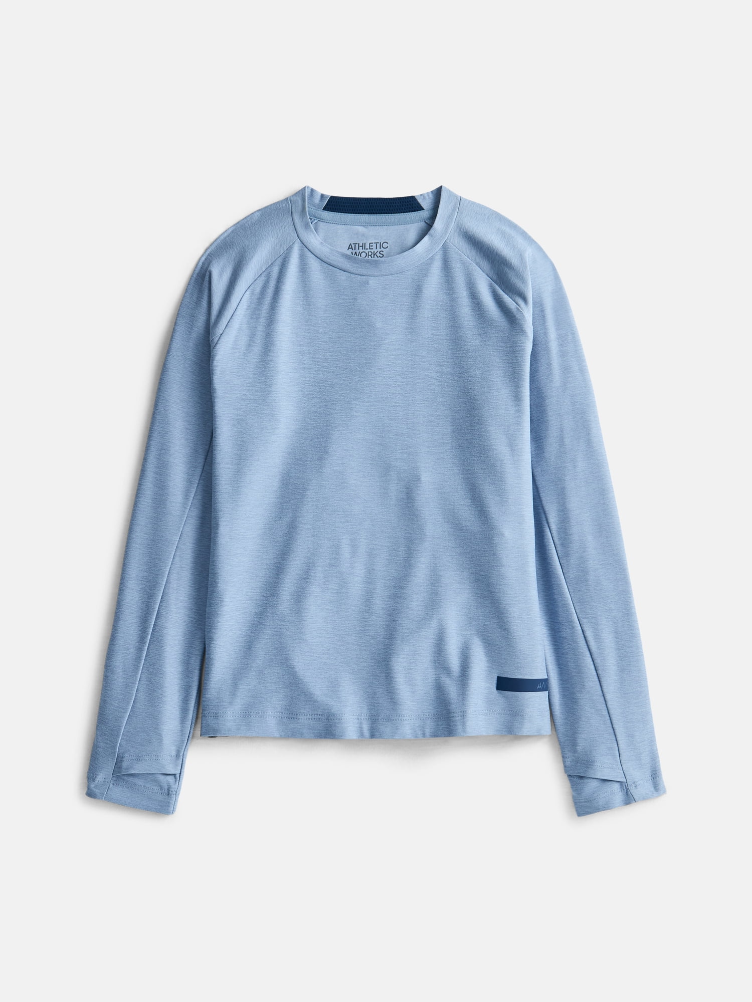 Athletic Work Boys ButterCore Tee with Long Sleeves, Sizes 4-18