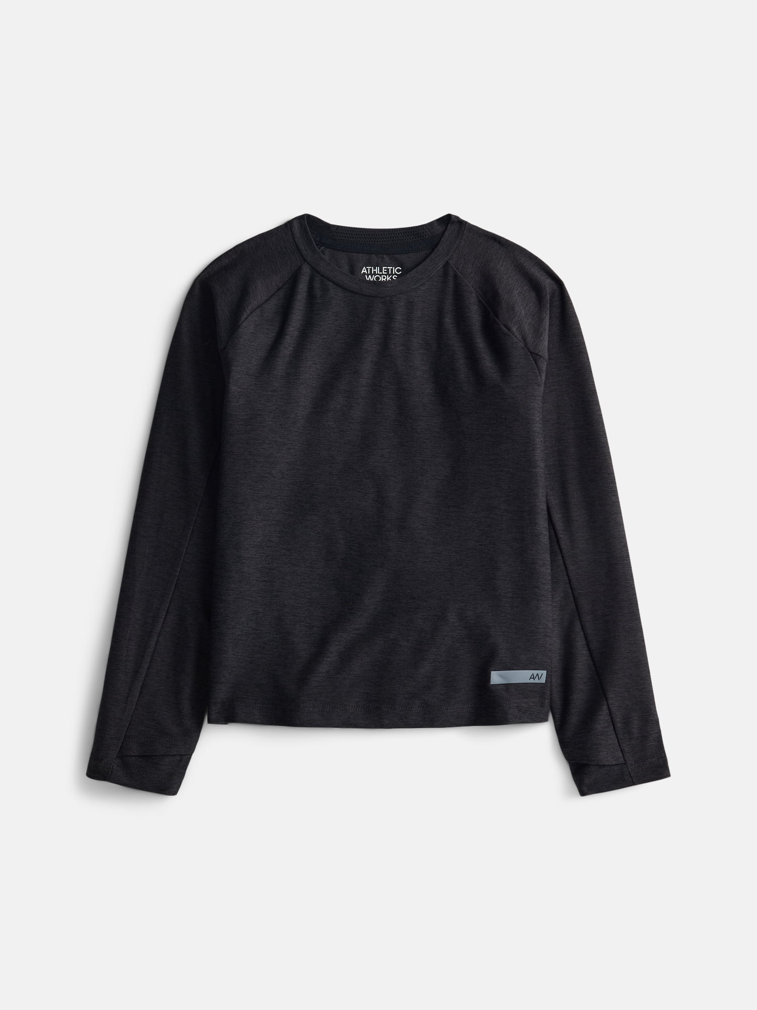 Athletic Work Boys ButterCore Tee with Long Sleeves, Sizes 4-18