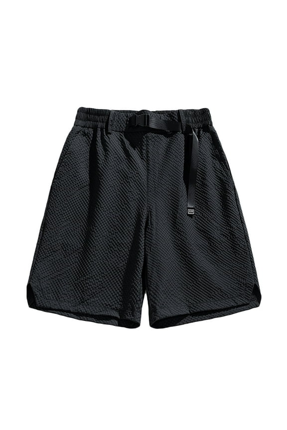 Athletic Work Mens Shorts with Pockets Drawstring Casual Solid Sports Workwear Relaxed Fit Breathable Sweatpants Bermuda Short