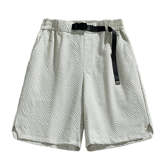 Athletic Work Mens Shorts with Pockets Drawstring Casual Solid Sports Workwear Relaxed Fit Breathable Sweatpants Bermuda Short