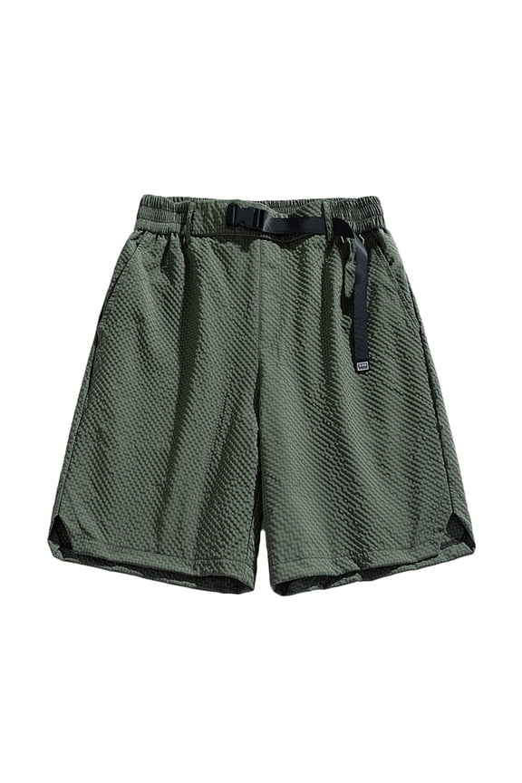 Athletic Work Mens Shorts with Pockets Drawstring Casual Solid Sports Workwear Relaxed Fit Breathable Sweatpants Bermuda Short