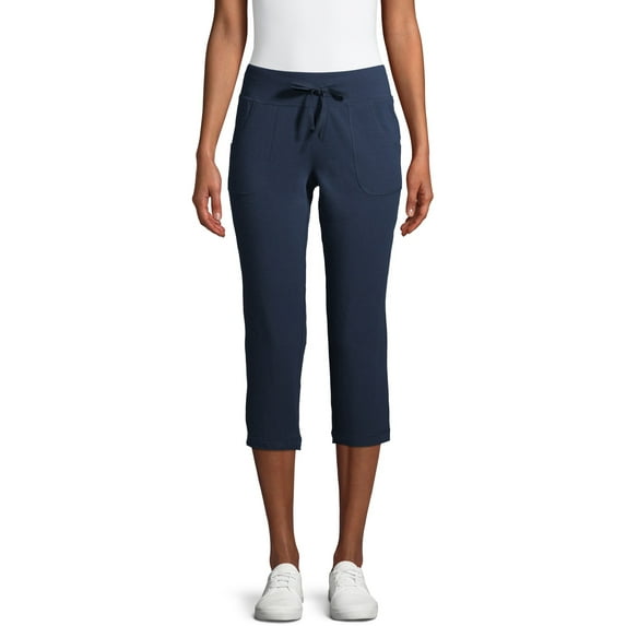 Athletic Work Women's Athleisure Knit Capri Pants