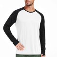 thumbnail image 1 of Athletic Workout T Shirts for Men Long Sleeve Quick-Drying Tshirts Shirt Casual Color Block Pullover Breathable Crewneck Basic Running Tees Tops, 1 of 5