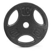 Athletic Works 10lb Black Cast Iron Standard Weight Plate, Single
