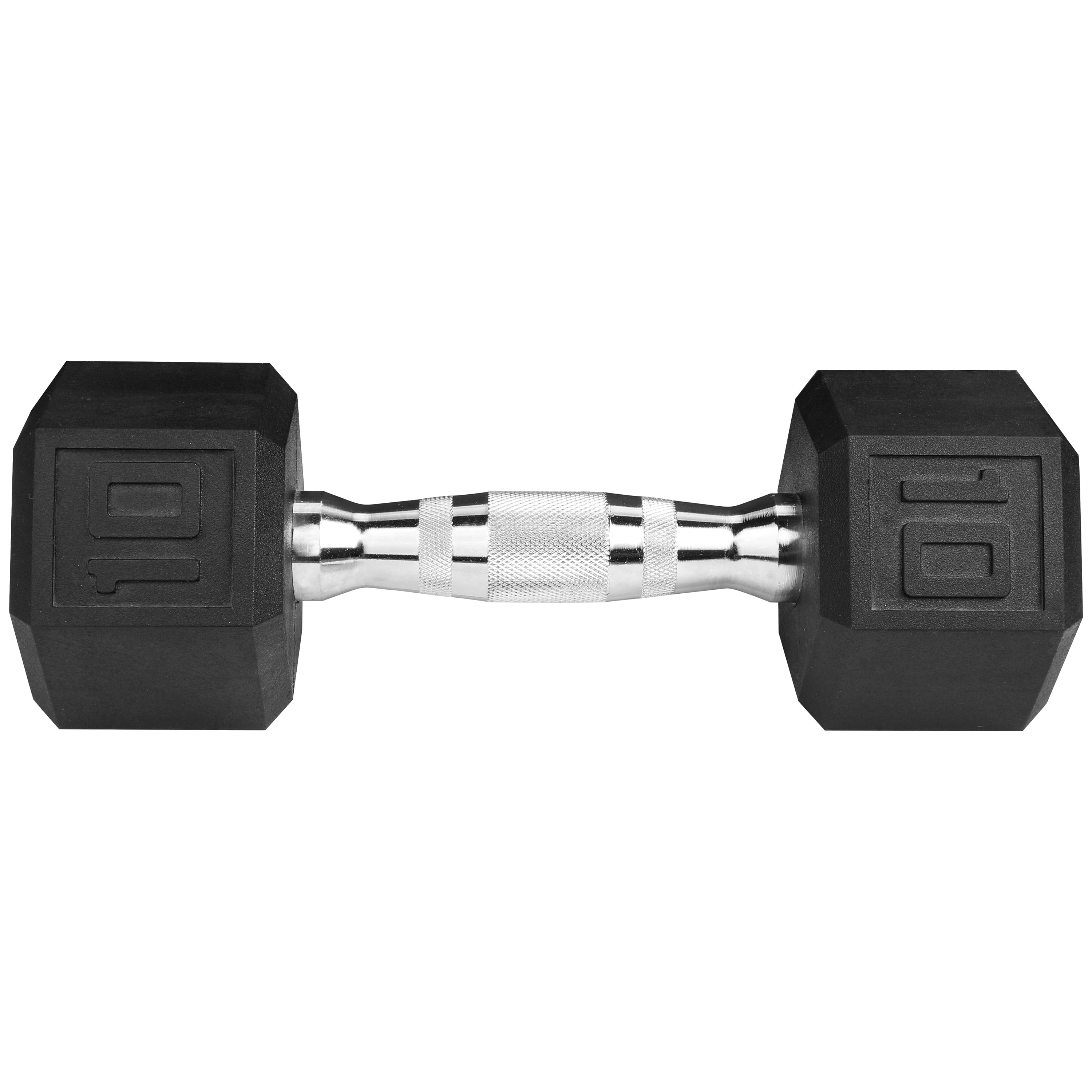 Free Shipping Athletic Works 20lb Hex Dumbbell Single Weight Black Walmart