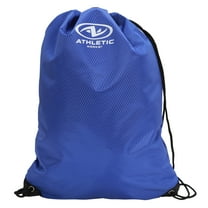 Athletic Works 11L Adult Unisex Polyester Fitness Gym Cinch Sack, Blue