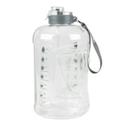 Athletic Works 128 oz Goals Jug with Dual Lid, Black Accent