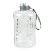 Athletic Works 128 oz Goals Jug with Dual Lid, Black Accent