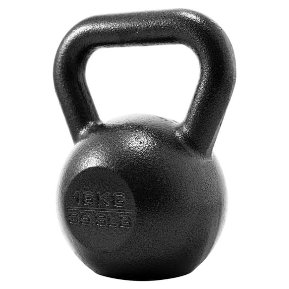 Athletic Works 16KG Kettlebell, Durable Black Hammertone Finish, 35.3lbs