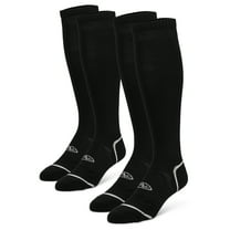 Athletic Works 2 Pack Soccer Sock Small Black