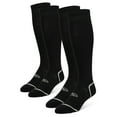 thumbnail image 1 of Athletics Works Soccer Socks, Black Unisex Small Youth 10-4.5, 2 pack, 1 of 9