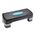 thumbnail image 1 of Athletic Works 3-Level Aerobic Step Deck , Adjustable to 4"-6"-8" Heights, Black/Gray/Blue, 1 of 9