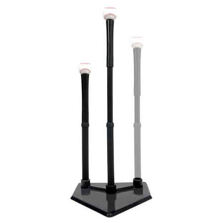 Athletic Works 3 Position Batting Tee - Height Adjusts from 25 in. to 35 in. High - 17 in. Wide Base