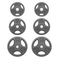 Photo 1 of Athletic Works 35LB Cast Iron Weight Plate Set with 2 Each of 2.5, 5 and 10LB, Fits Standard Bar
