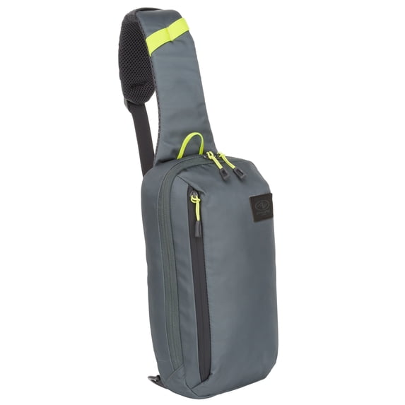 Athletic Works 4.5 Liter Chic Gray Urban Sling Sports Shoulder Bag, Unisex, Polyester, Adult, Teen