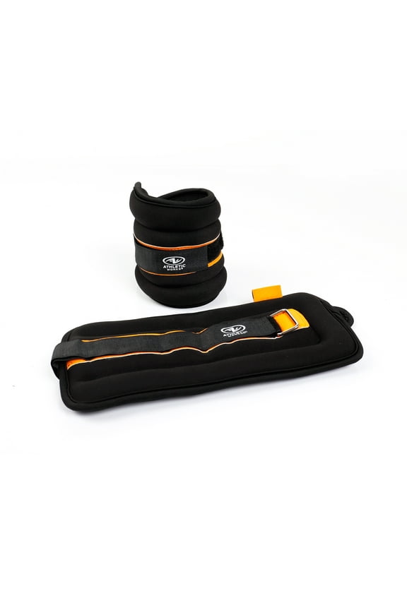 5lb Pair Ankle & Wrist Weights (2pcs, Each One is 2.5LBS), Adjustable Strap