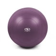 thumbnail image 1 of Athletic Works 65cm Yoga Ball, Anti-Burst, Exercises Poses Embossed, 1 of 10