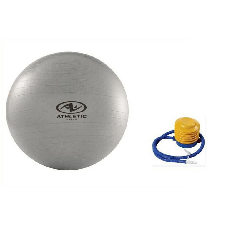 Athletic Works 75 cm Anti burst Exercise Yoga Ball with Pump