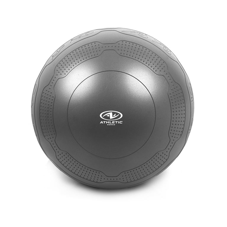 Athletic Works 75cm Yoga Ball, Anti-Burst, Exercises Poses Athletic Works 75cm Yoga Ball, Anti-Burst, Exercises Poses