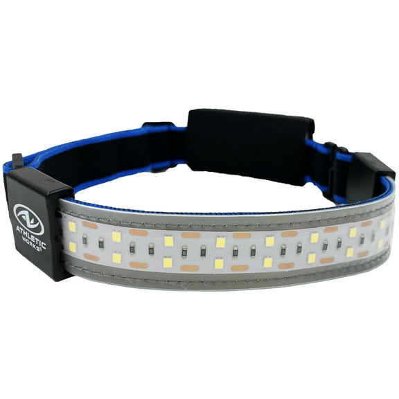 Athletic Works Adjustable LED 160 Lumens Headlamp 210 Degree Illumination, AAA Batteries, 0.2 lb