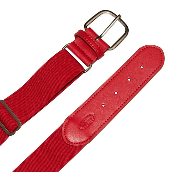Athletic Works Adult Adjustable Baseball/Softball Belt, Red