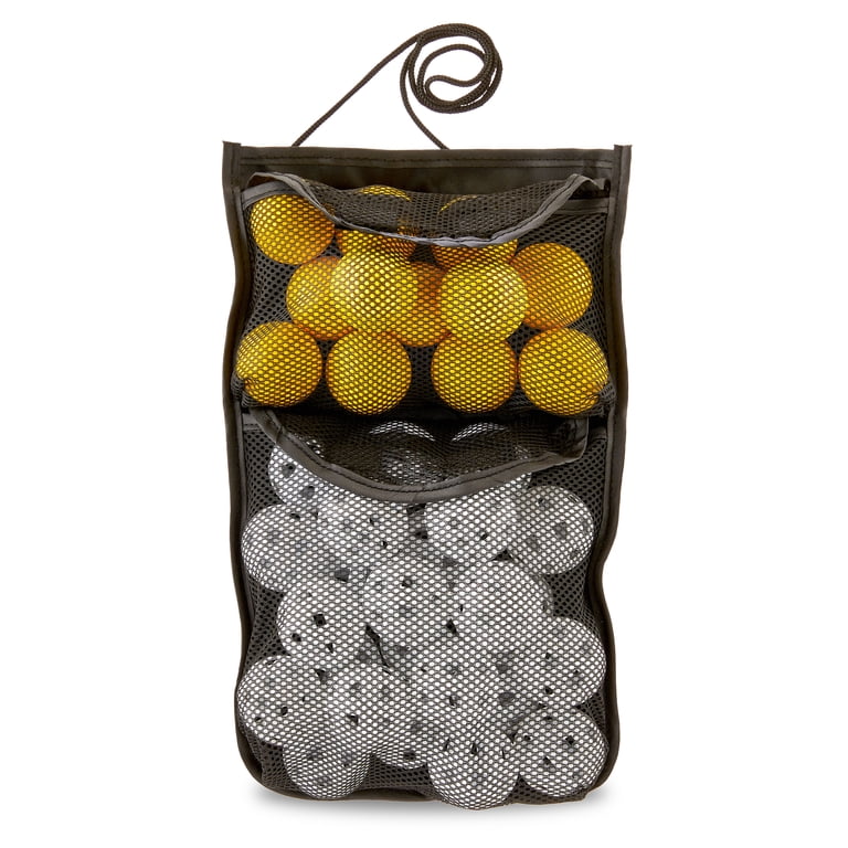 Athletic Works Practice Golf Balls Set with Yellow Foam and White
