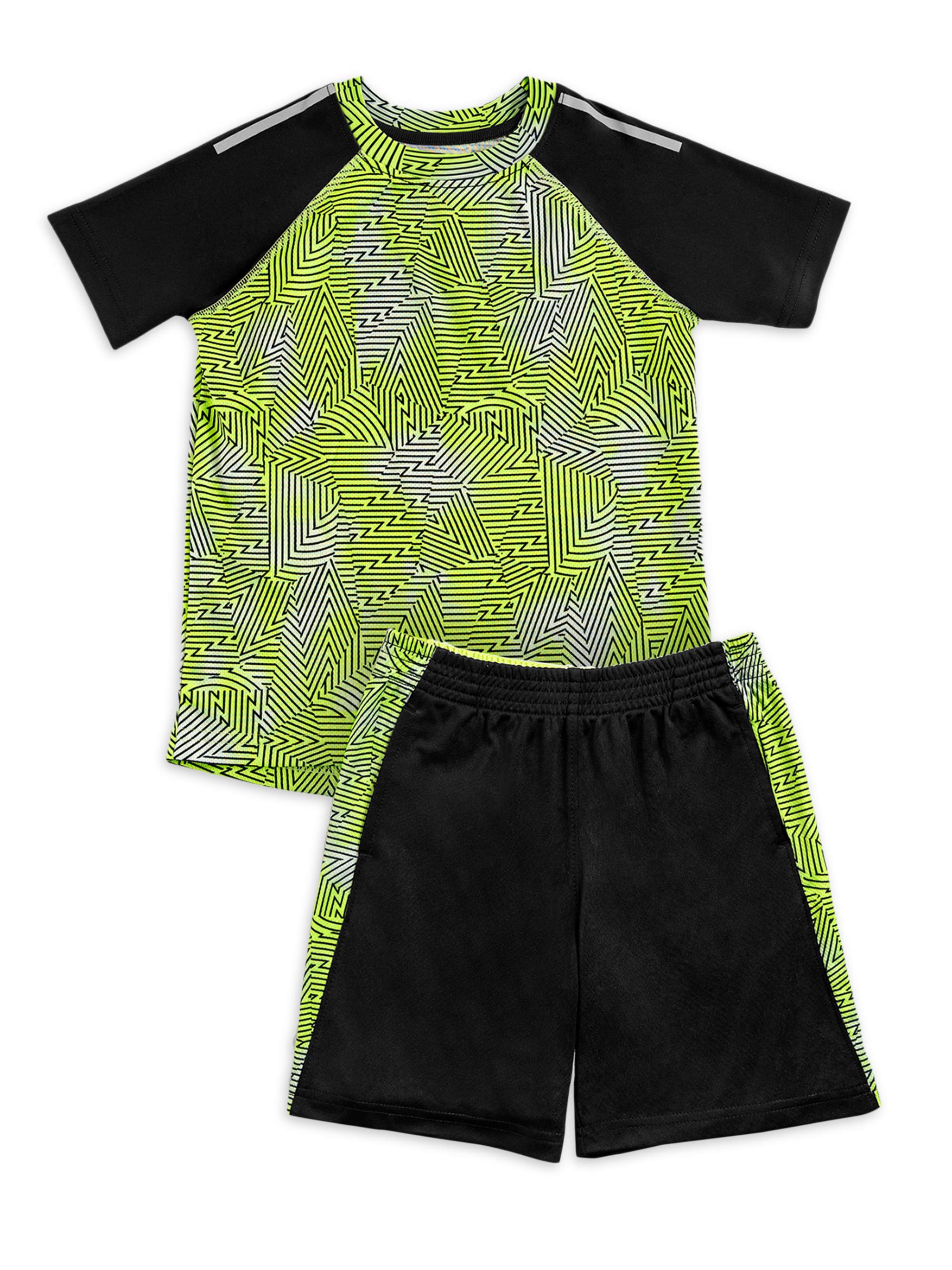 Athletic Works Baby Boy & Toddler Boy Active TShirt & Shorts Outfit