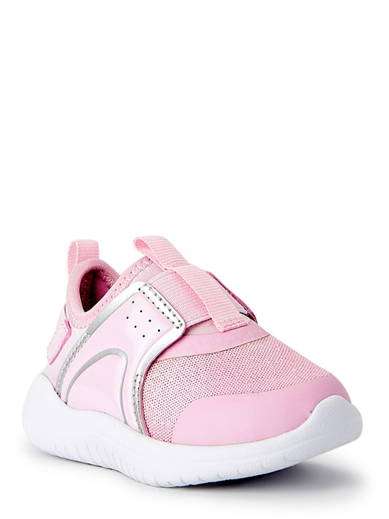 Athletic Works Baby Girl Step-In Sneakers, Sizes 2-6