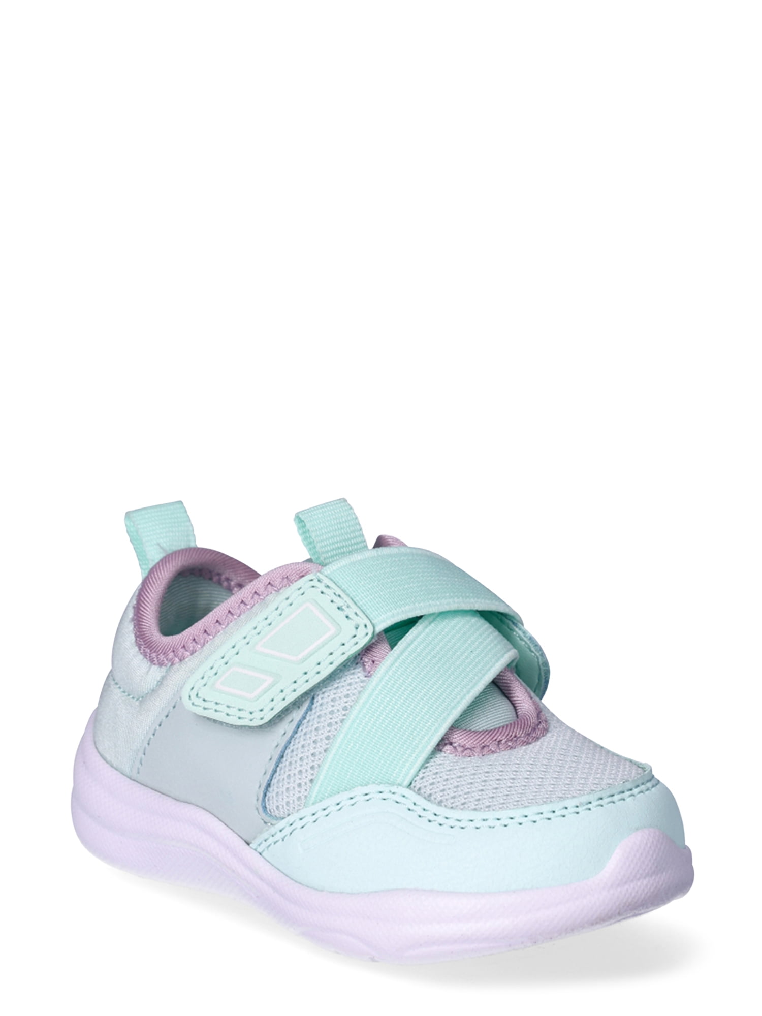 White and Gold baby Sneakers with 3 Valcro Straps