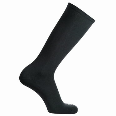 Athletic Works Baseball/Softball Sock- Black, 2-Pair, Unisex