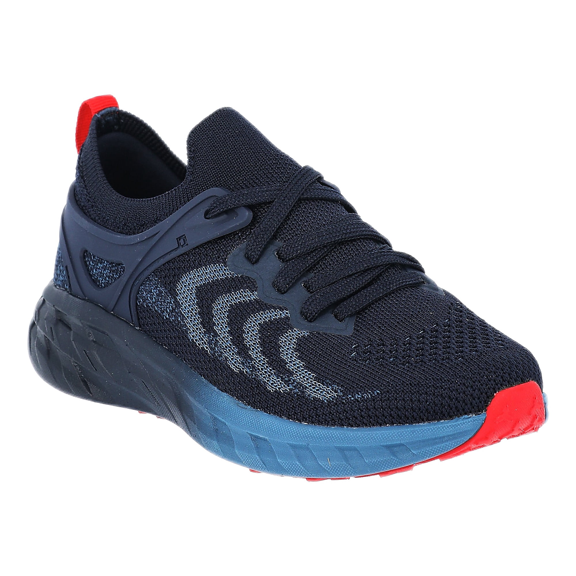 Athletic Works Kids Cage Knit Athletic Sneakers, Navy