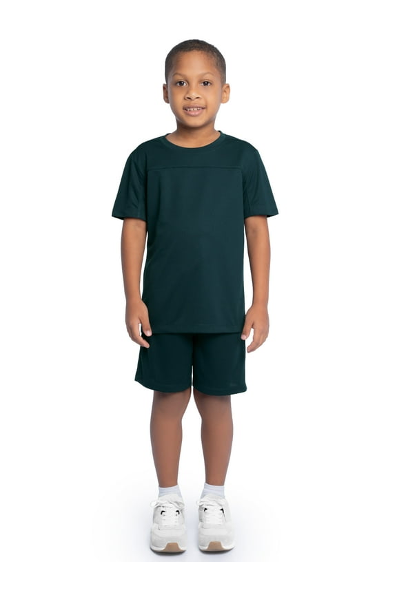 Boy's Active Short Sleeve T-Shirt and Short Set, Sizes 4/5-18