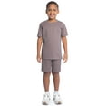 thumbnail image 1 of Athletic Works Boy's Active Short Sleeve T-Shirt and Short Set, Sizes 4/5-18, 1 of 9