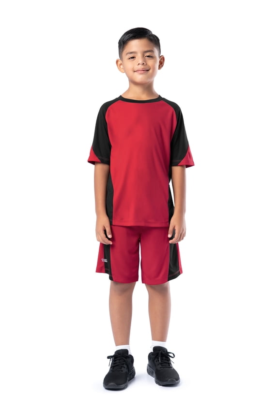 Boy's Active Sport Short Sleeve T-Shirt & Short Set, Sizes 4-18