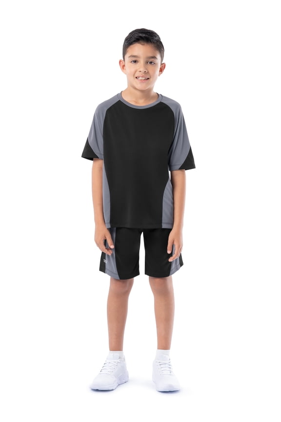 Boy's Active Sport Short Sleeve T-Shirt & Short Set, Sizes 4-18