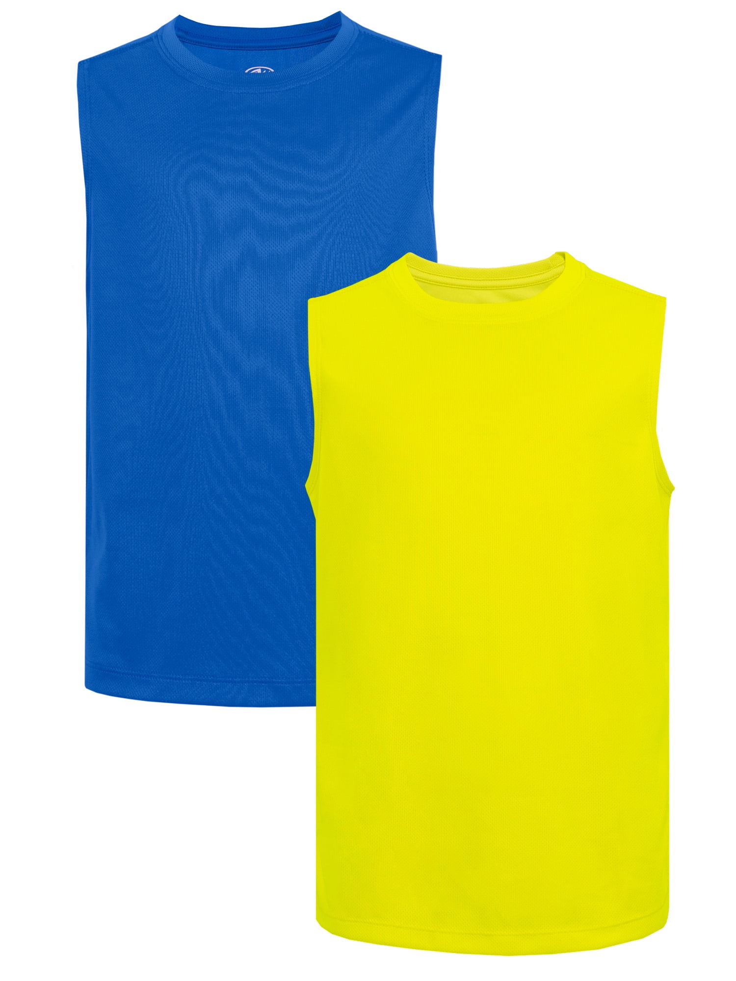 Athletic Works Boy's Core Active Muscle Tank, 2-Pack, Sizes 4-18 ...