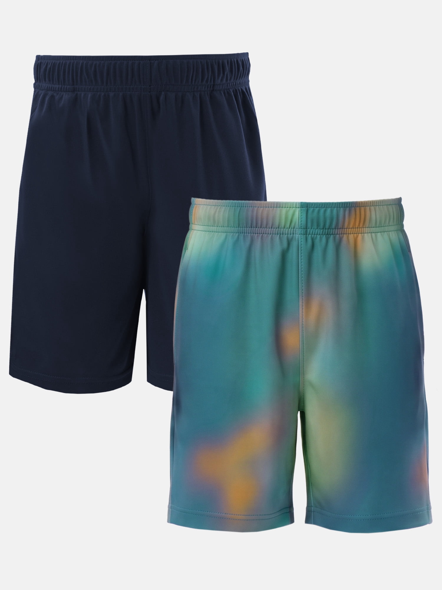 Athletic Works Boys Core Performance Short, 2-Pack, Sizes 4-18 & Husky