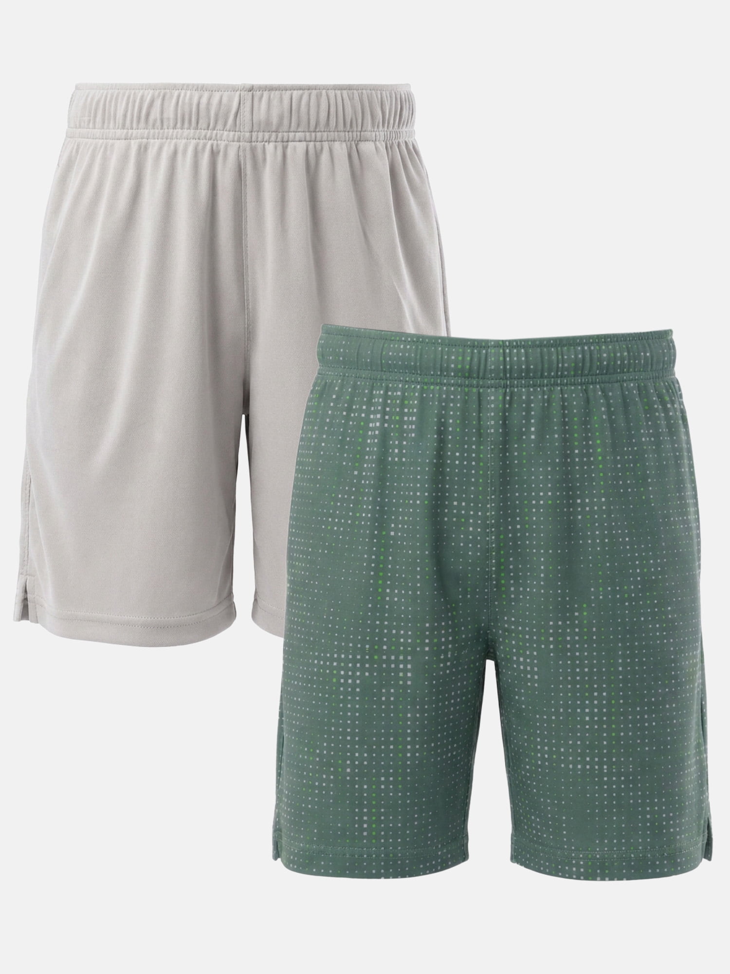 Athletic Works Boys Core Performance Short, 2-Pack, Sizes 4-18 & Husky
