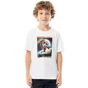 Athletic Works Boys Short Sleeve Graphic T-Shirt, Sizes 4-18 & Husky