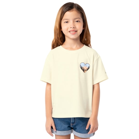 Ozark Trail Girl's Boxy Graphic Tee, Sizes 4-18 & Plus