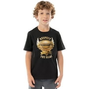 Athletic Works Boys Short Sleeve Graphic T-Shirt, Sizes 4-18 & Husky