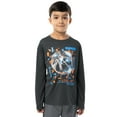 thumbnail image 1 of Athletic Works Boy's Long Sleeve Active Graphic T-Shirt, Sizes 4-18 & Husky, 1 of 8