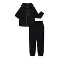 thumbnail image 1 of Athletic Works Boys Microfleece Zip Hoodie and Jogger Pants Set, 2-Piece, Sizes 4-18 & Husky, 1 of 3