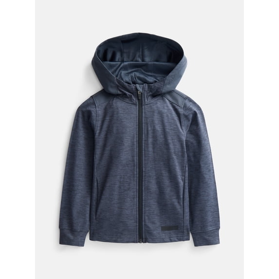 Athletic Works Boys Mixed Media Jacket, Sizes 4-18 & Husky