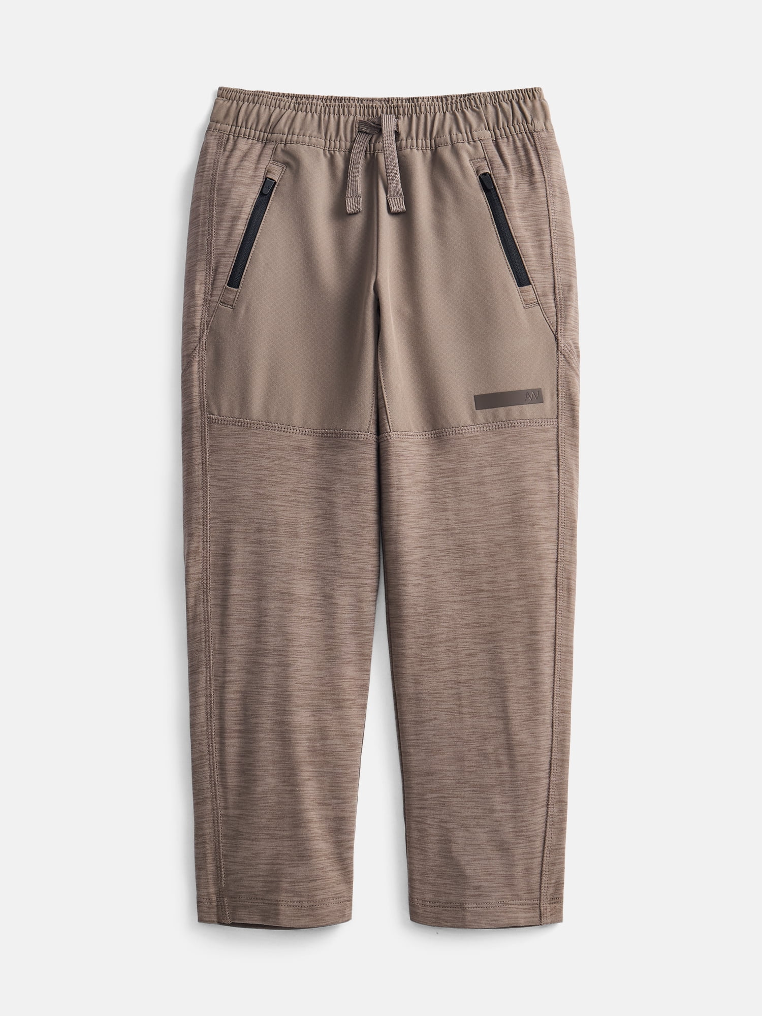 Athletic Works Boys Mixed Media Pants, Sizes 4-18 & Husky