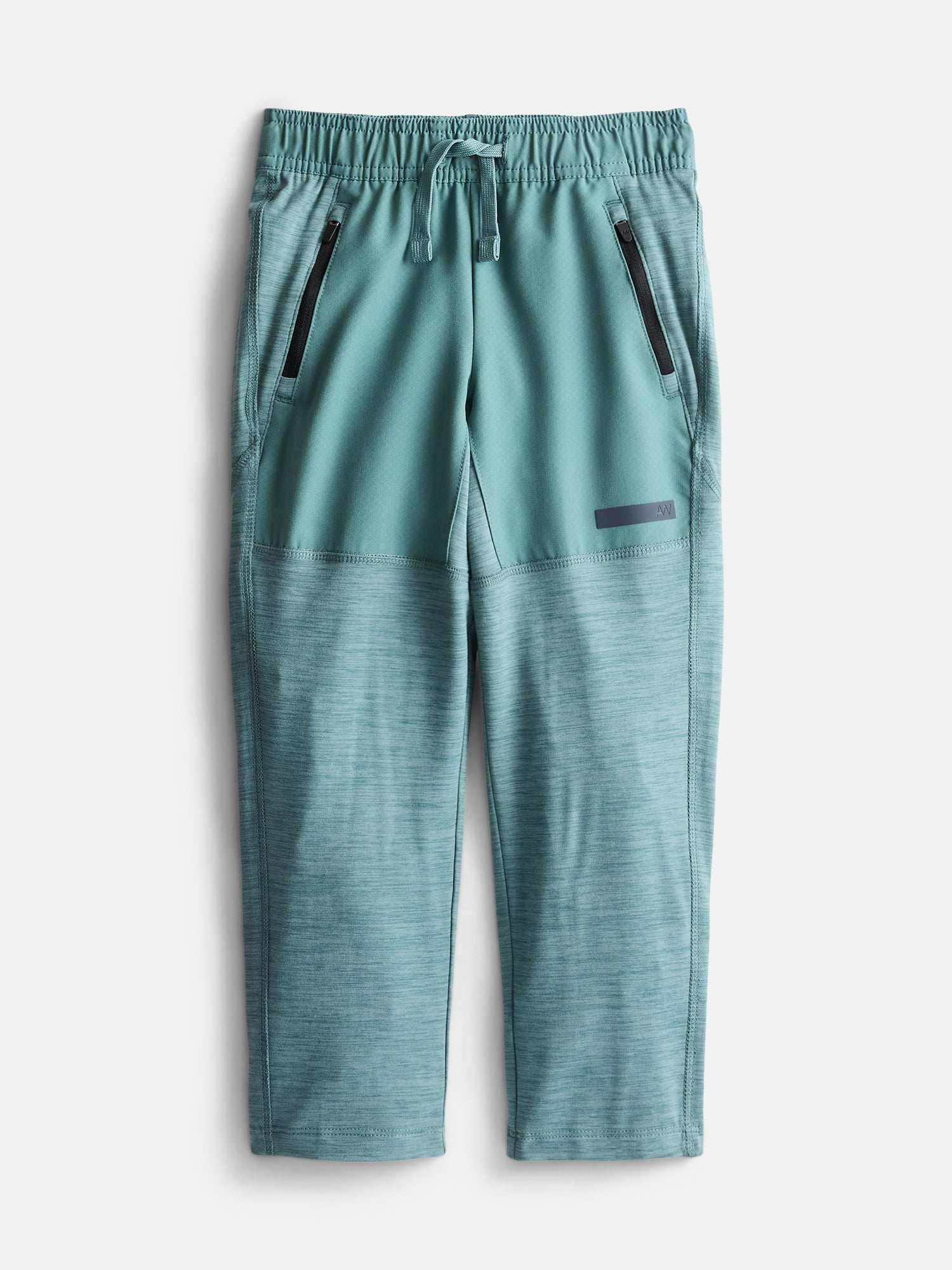 Athletic Works Boys Mixed Media Pants, Sizes 4-18 & Husky