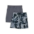 thumbnail image 1 of Athletic Works Boy's Performance Shorts, 2-Pack, Sizes 4-18 & Husky, 1 of 3