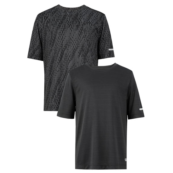 Athletic Works Boy's Performance Tees, 2-Pack, Sizes 4-18