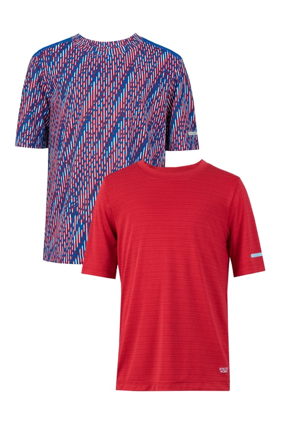 Boy's Performance Tees, 2-Pack, Sizes 4-18