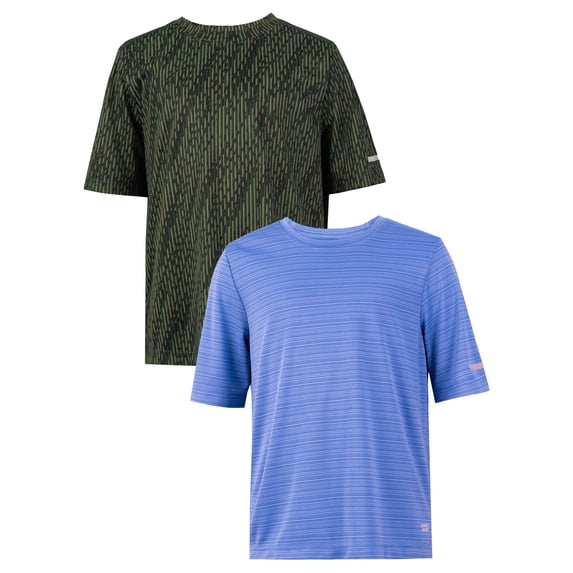 Athletic Works Boy's Performance Tees, 2-Pack, Sizes 4-18